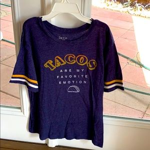 “Tacos are my favorite emotion” T-shirt